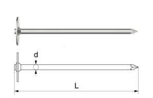 Leichtbauplattenstifte nach DIN 1144