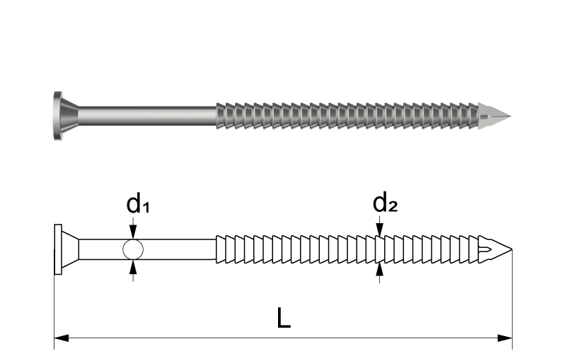 Ring shank nails stainless steel annular shank nails deformed shank nails - Friedrich Trurnit GmbH Ring shank nails stainless steel annular shank nails deformed shank nails - Friedrich Trurnit GmbH